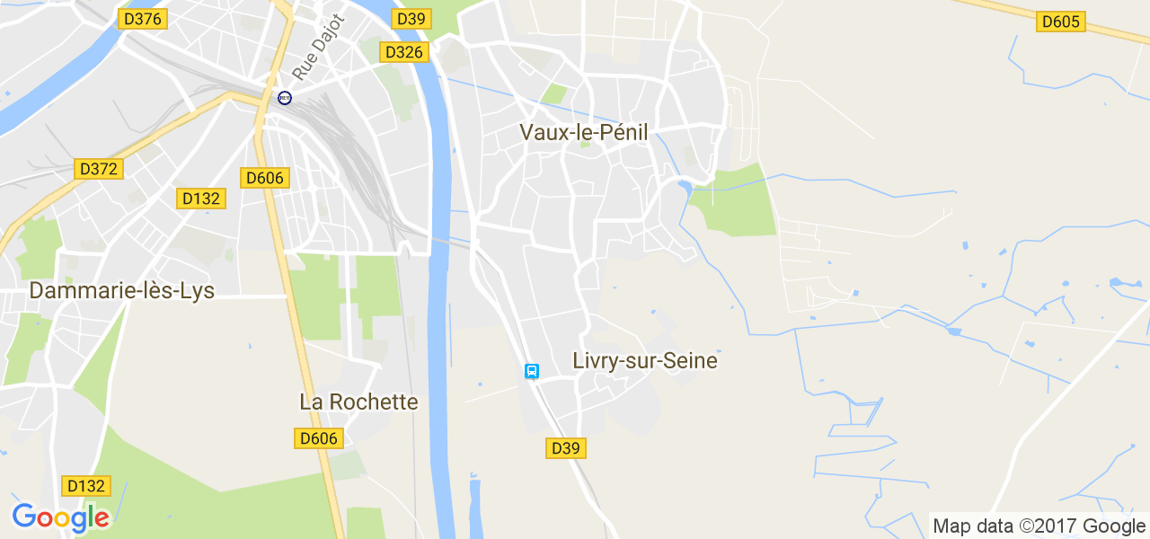 map de la ville de Livry-sur-Seine