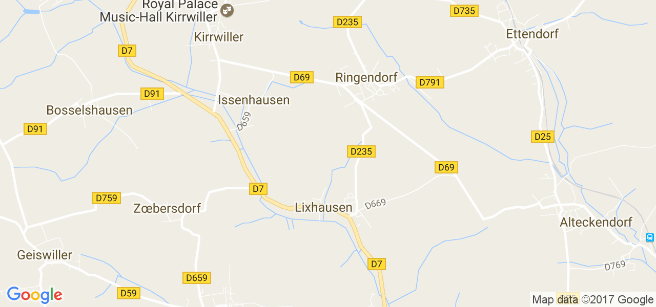 map de la ville de Lixhausen