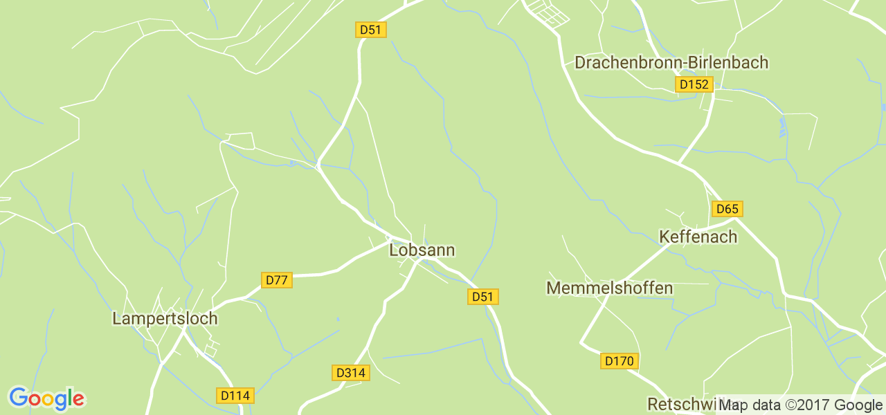 map de la ville de Lobsann