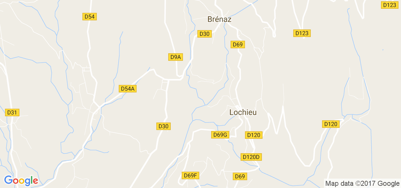 map de la ville de Lochieu