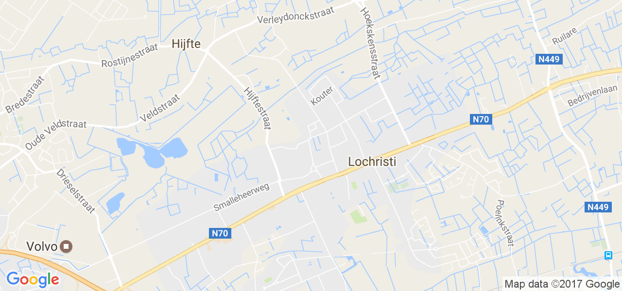 map de la ville de Lochristi