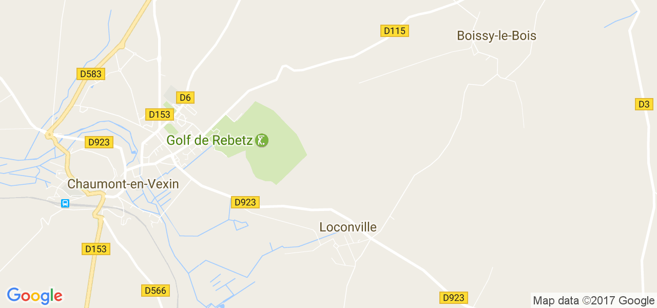 map de la ville de Loconville