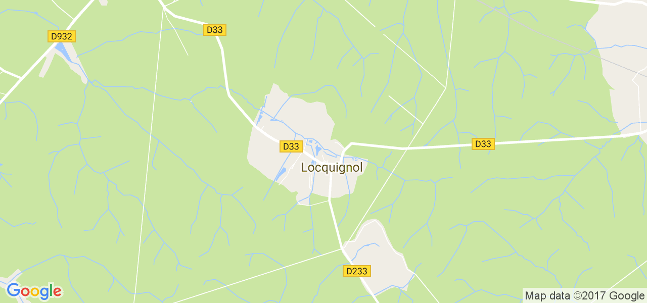 map de la ville de Locquignol