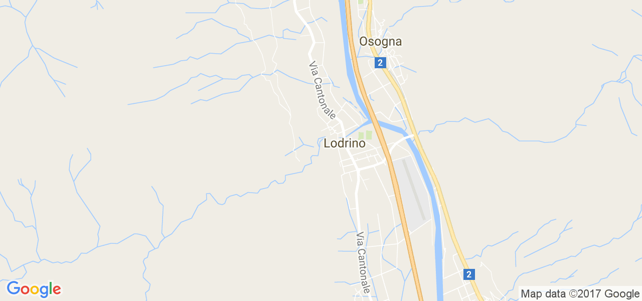 map de la ville de Lodrino