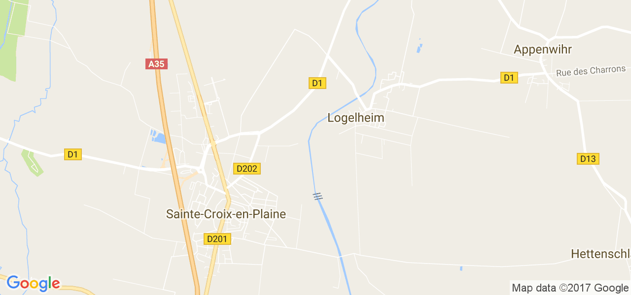 map de la ville de Logelheim