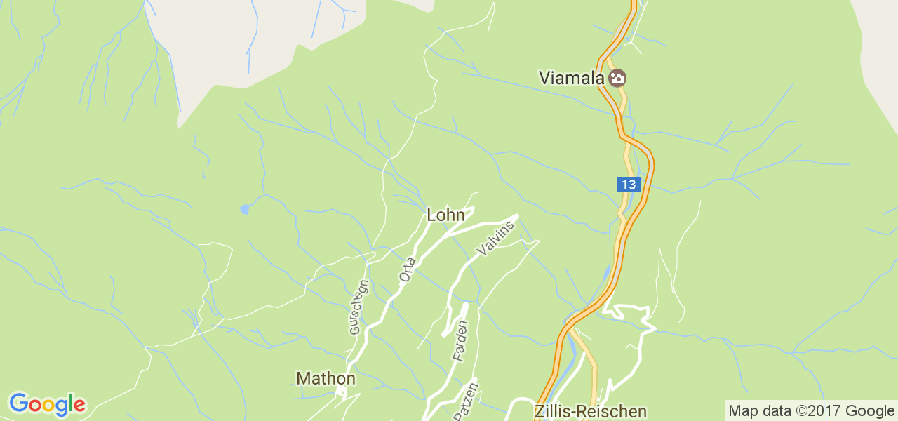 map de la ville de Lohn