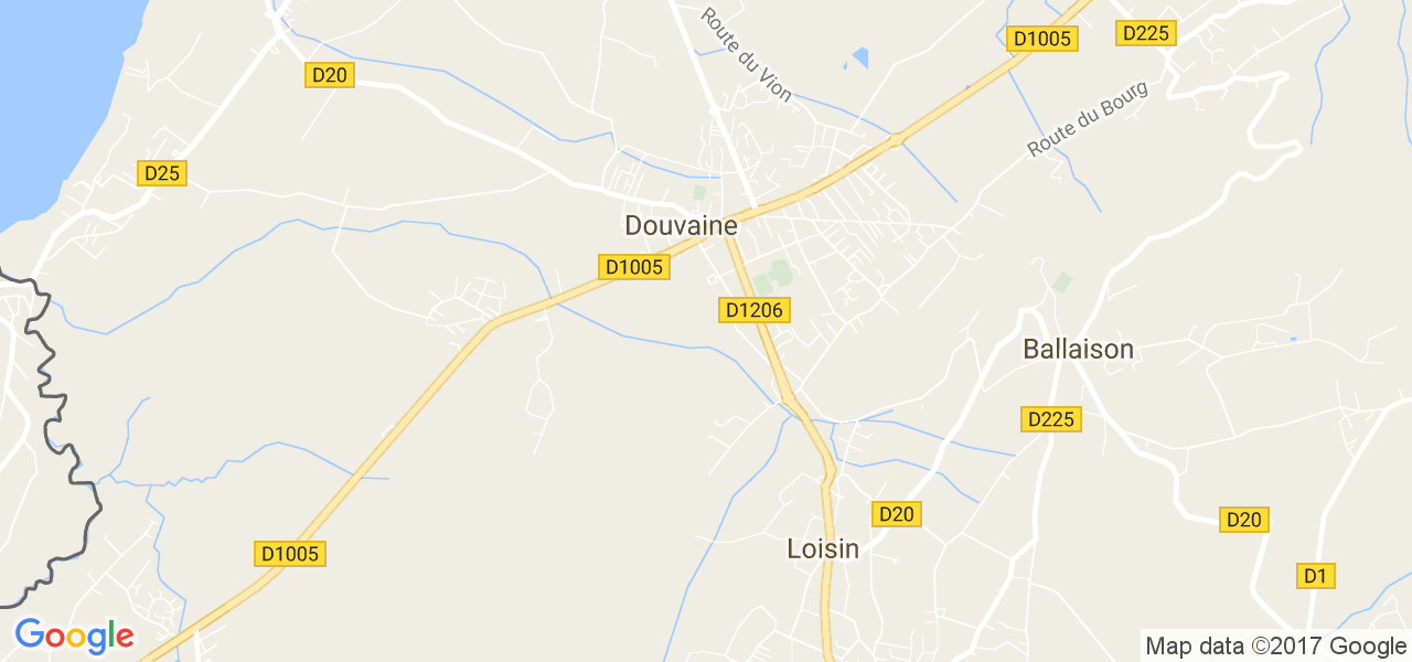 map de la ville de Loisin