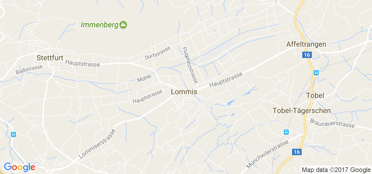 map de la ville de Lommis