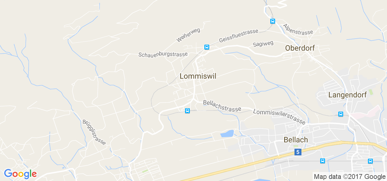 map de la ville de Lommiswil