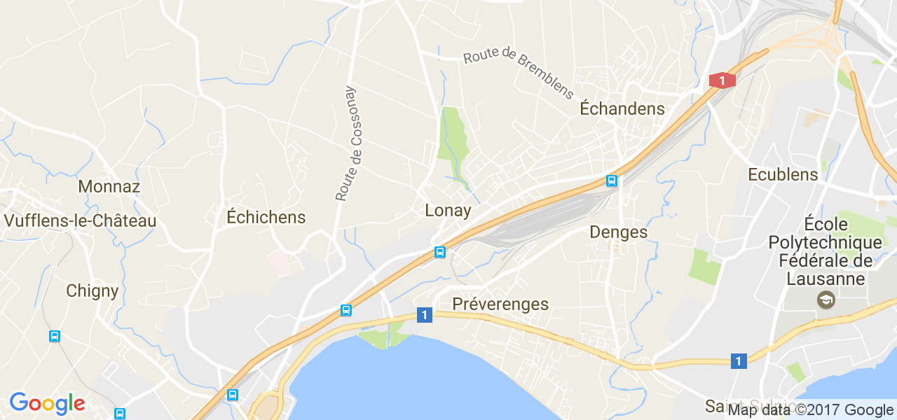 map de la ville de Lonay