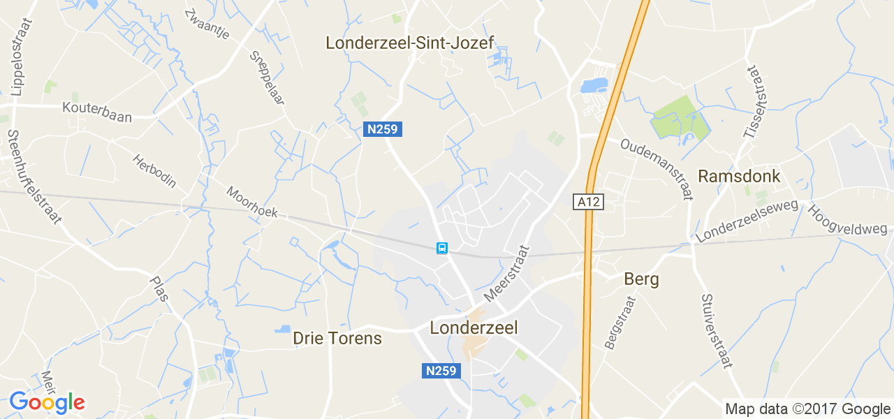 map de la ville de Londerzeel