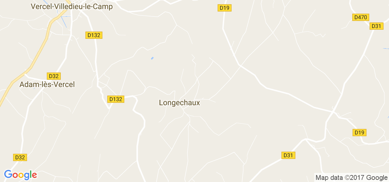 map de la ville de Longechaux