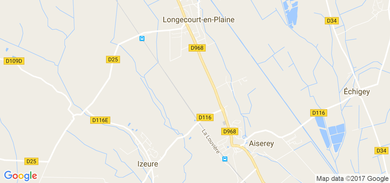 map de la ville de Longecourt-en-Plaine