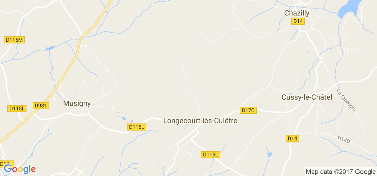 map de la ville de Longecourt-lès-Culêtre