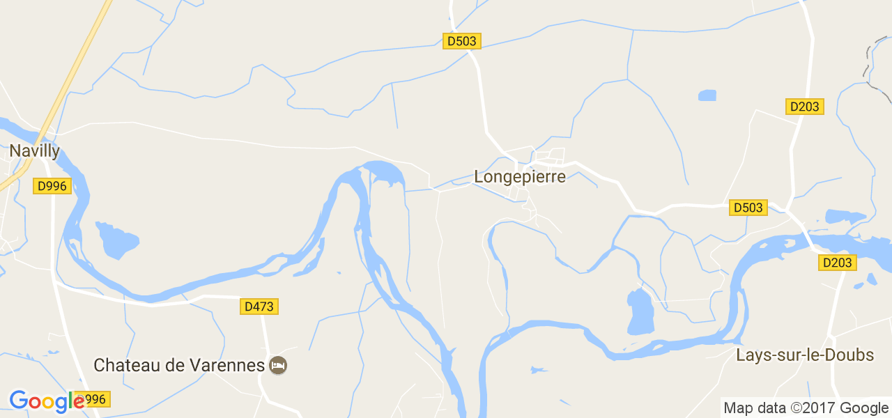 map de la ville de Longepierre