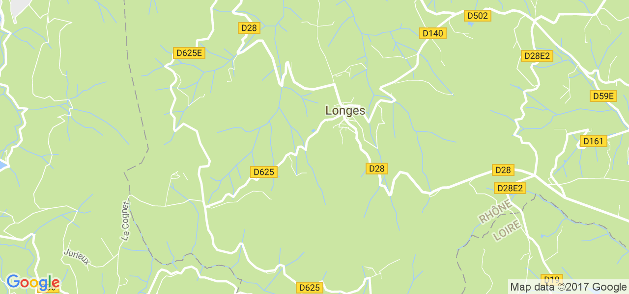 map de la ville de Longes