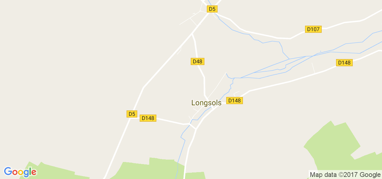 map de la ville de Longsols