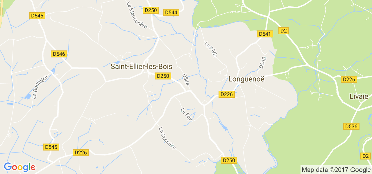 map de la ville de Longuenoë