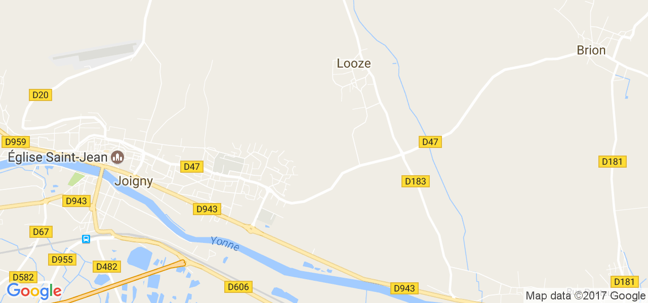 map de la ville de Looze