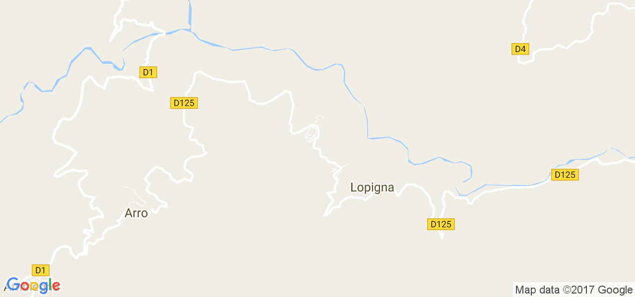 map de la ville de Lopigna