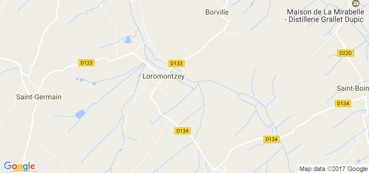 map de la ville de Loromontzey