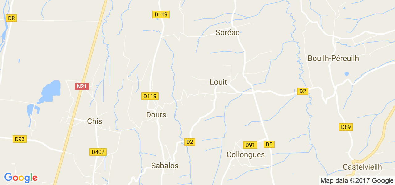 map de la ville de Louit