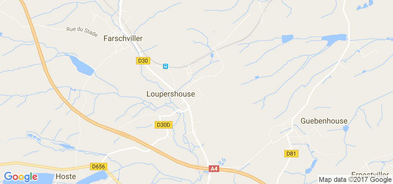 map de la ville de Loupershouse