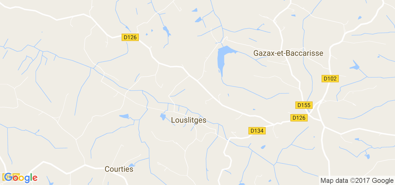 map de la ville de Louslitges