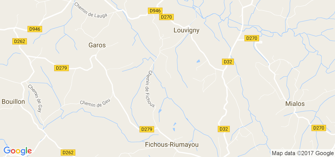 map de la ville de Louvigny