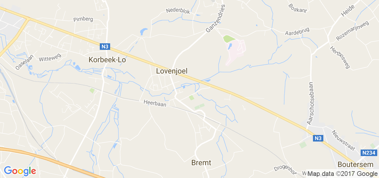 map de la ville de Lovenjoel