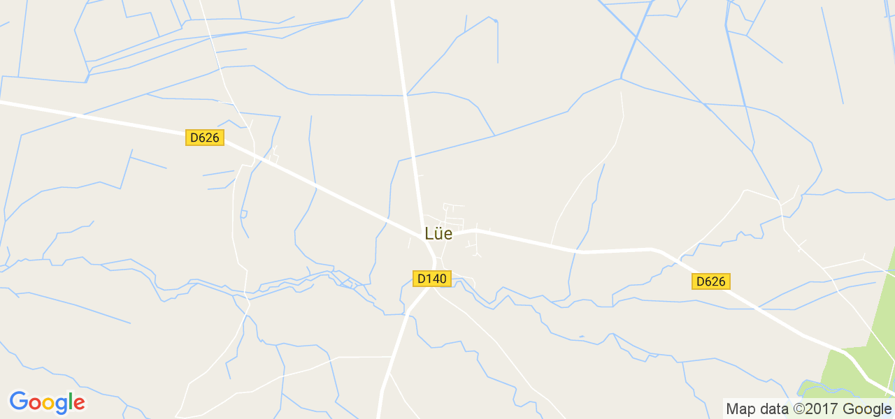 map de la ville de Lüe