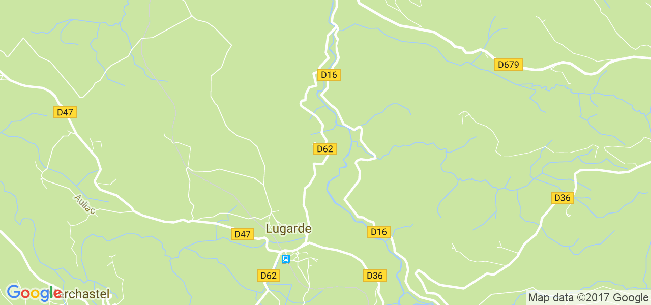 map de la ville de Lugarde