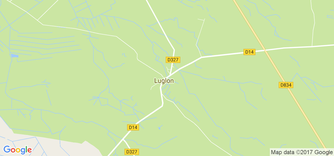 map de la ville de Luglon