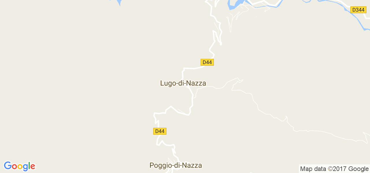 map de la ville de Lugo-di-Nazza