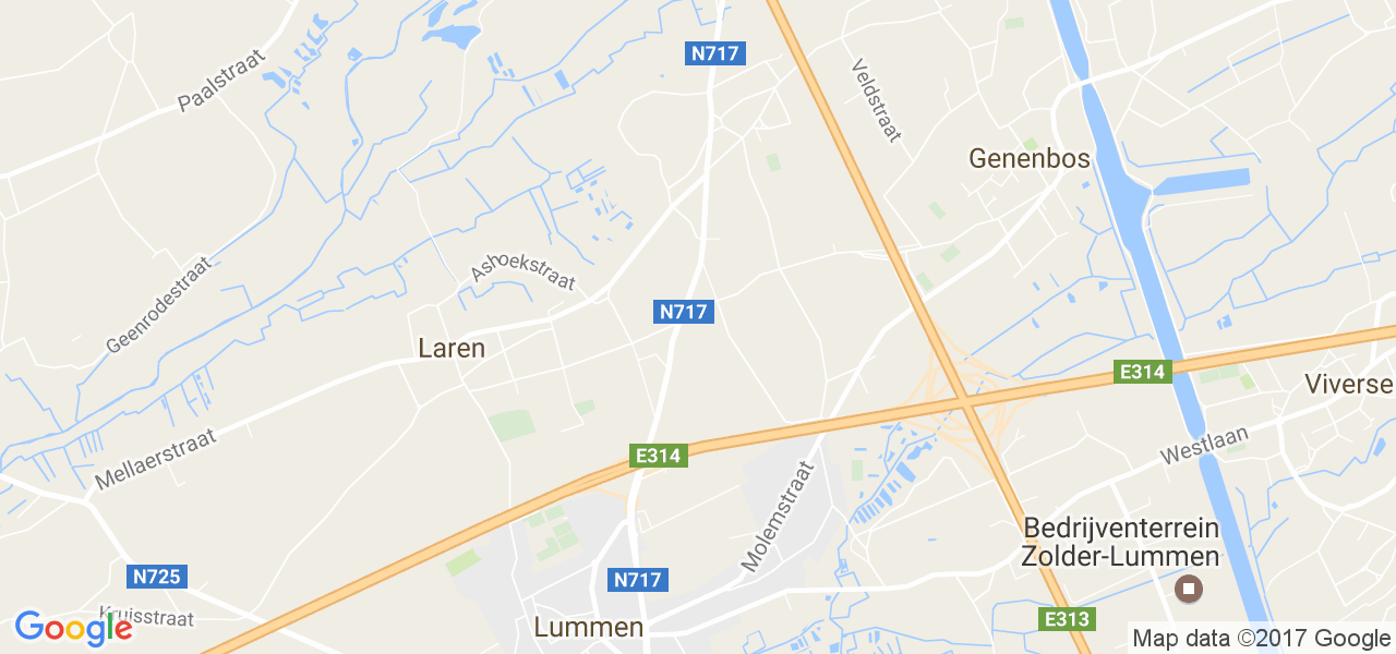 map de la ville de Lummen