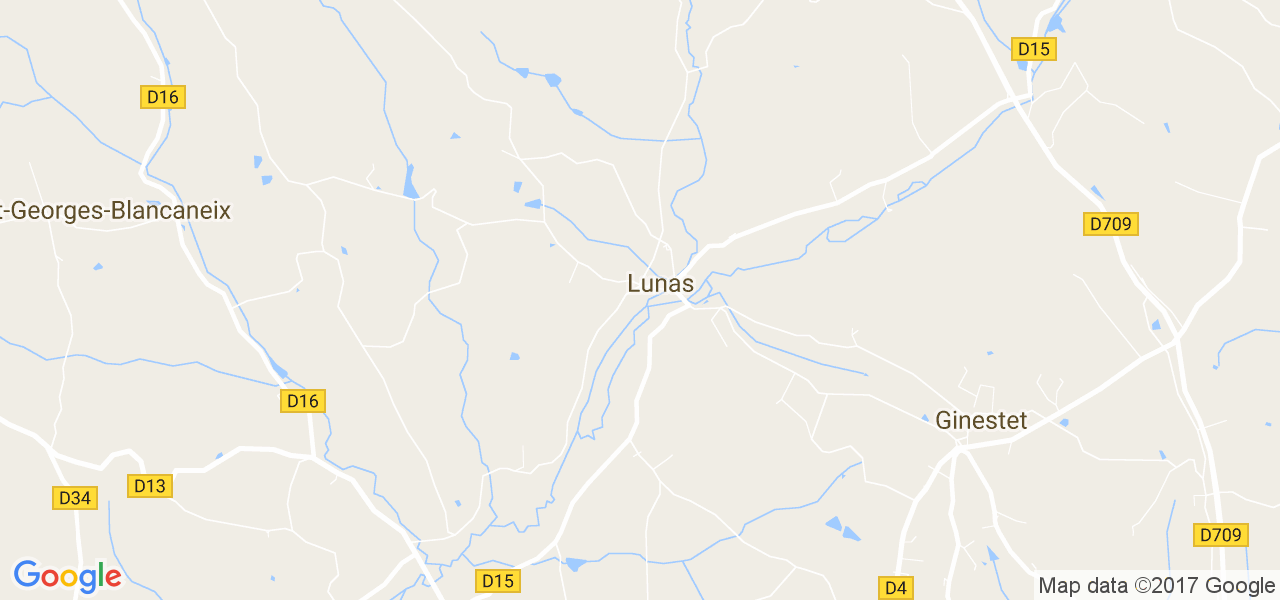 map de la ville de Lunas