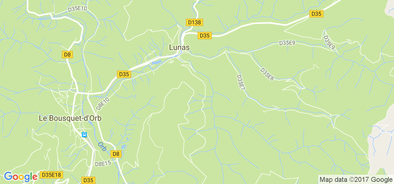 map de la ville de Lunas