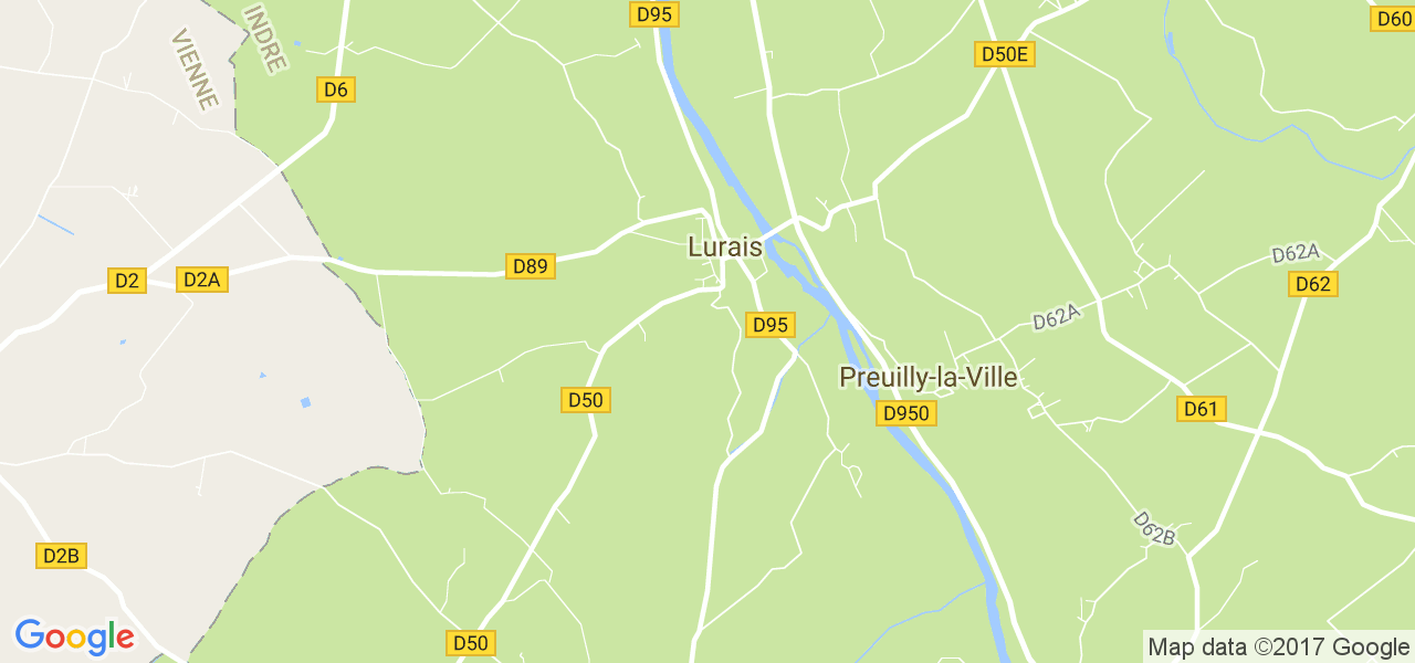 map de la ville de Lurais