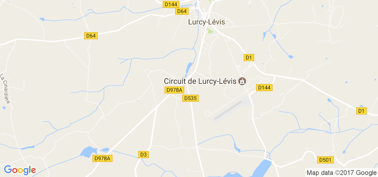 map de la ville de Lurcy-Lévis