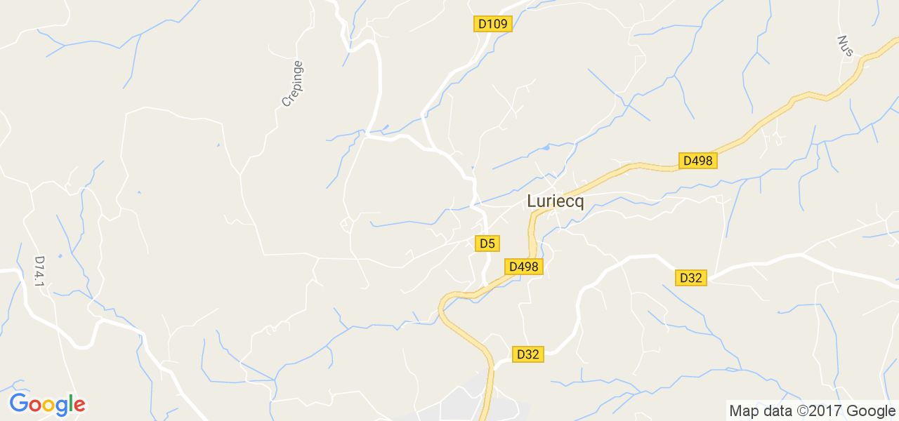 map de la ville de Luriecq