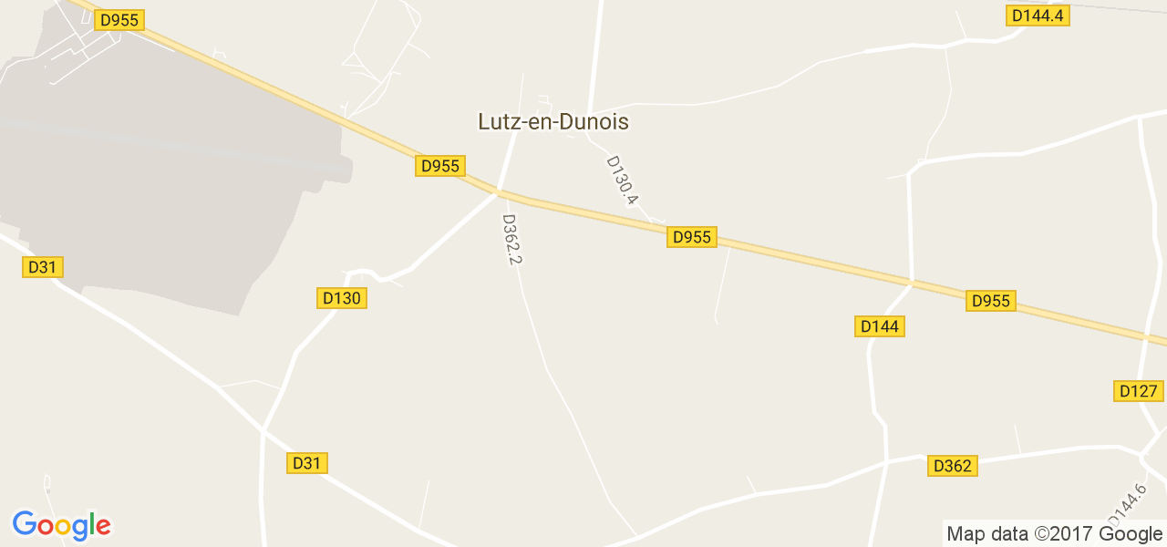 map de la ville de Lutz-en-Dunois