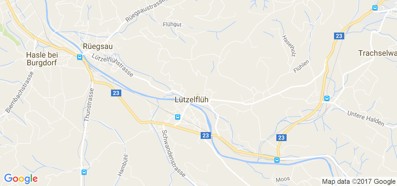 map de la ville de Lützelflüh