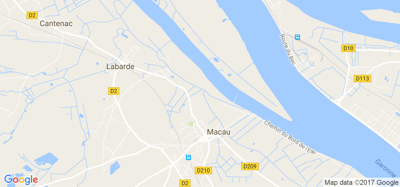 map de la ville de Macau