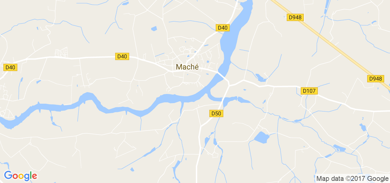 map de la ville de Maché