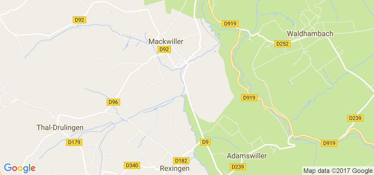 map de la ville de Mackwiller