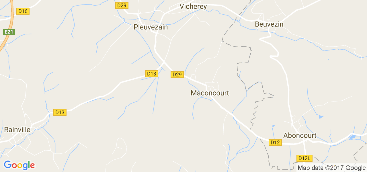 map de la ville de Maconcourt