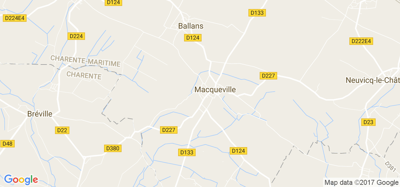 map de la ville de Macqueville