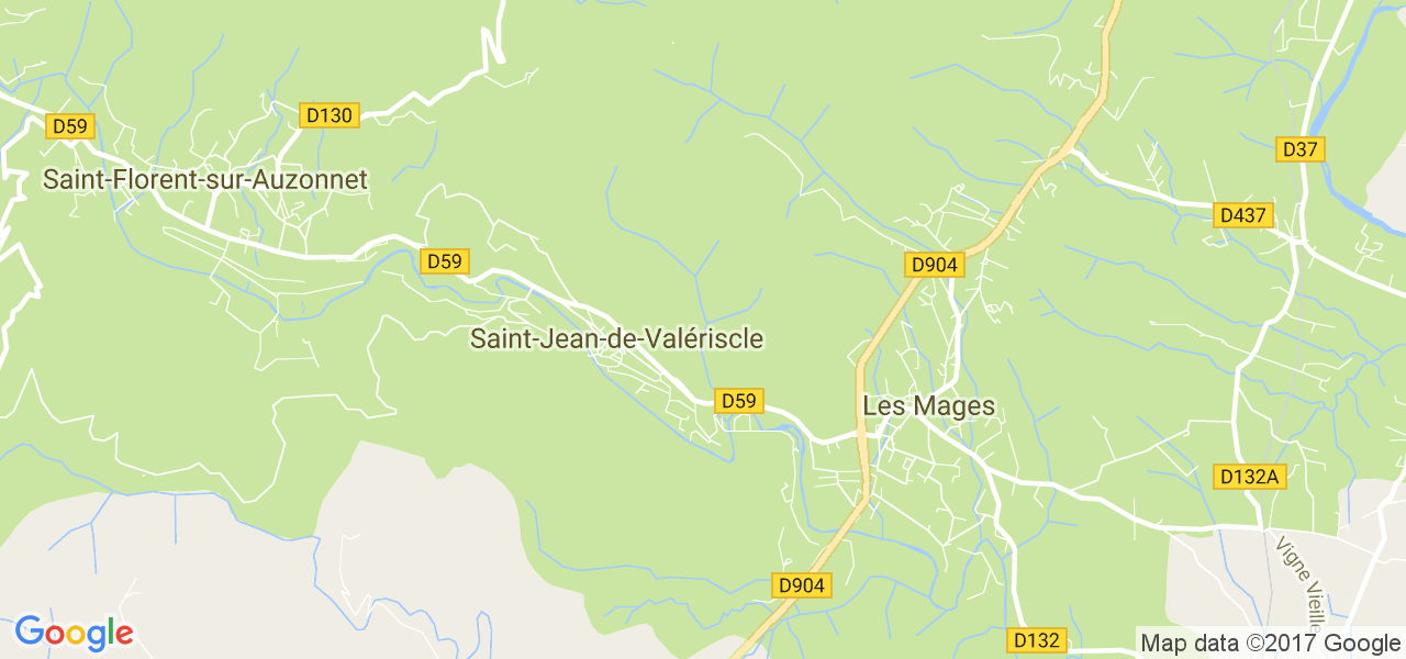 map de la ville de Mages