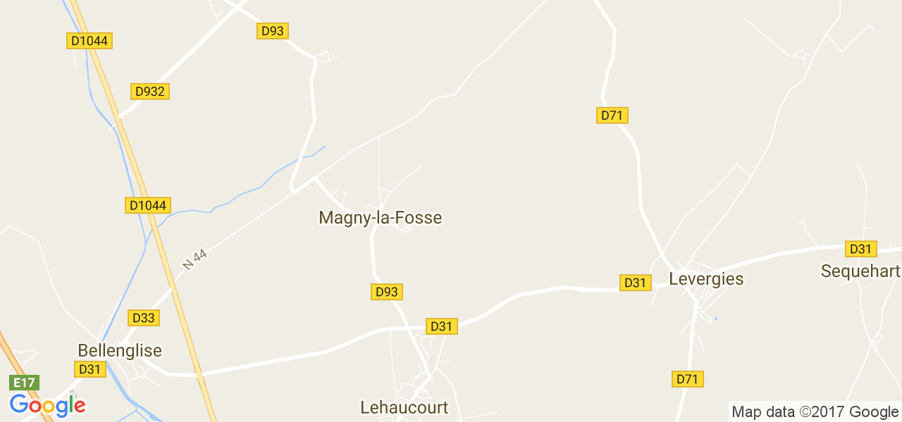 map de la ville de Magny-la-Fosse