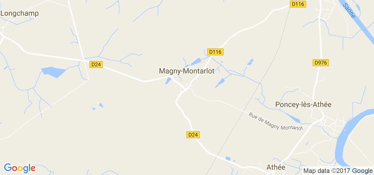 map de la ville de Magny-Montarlot